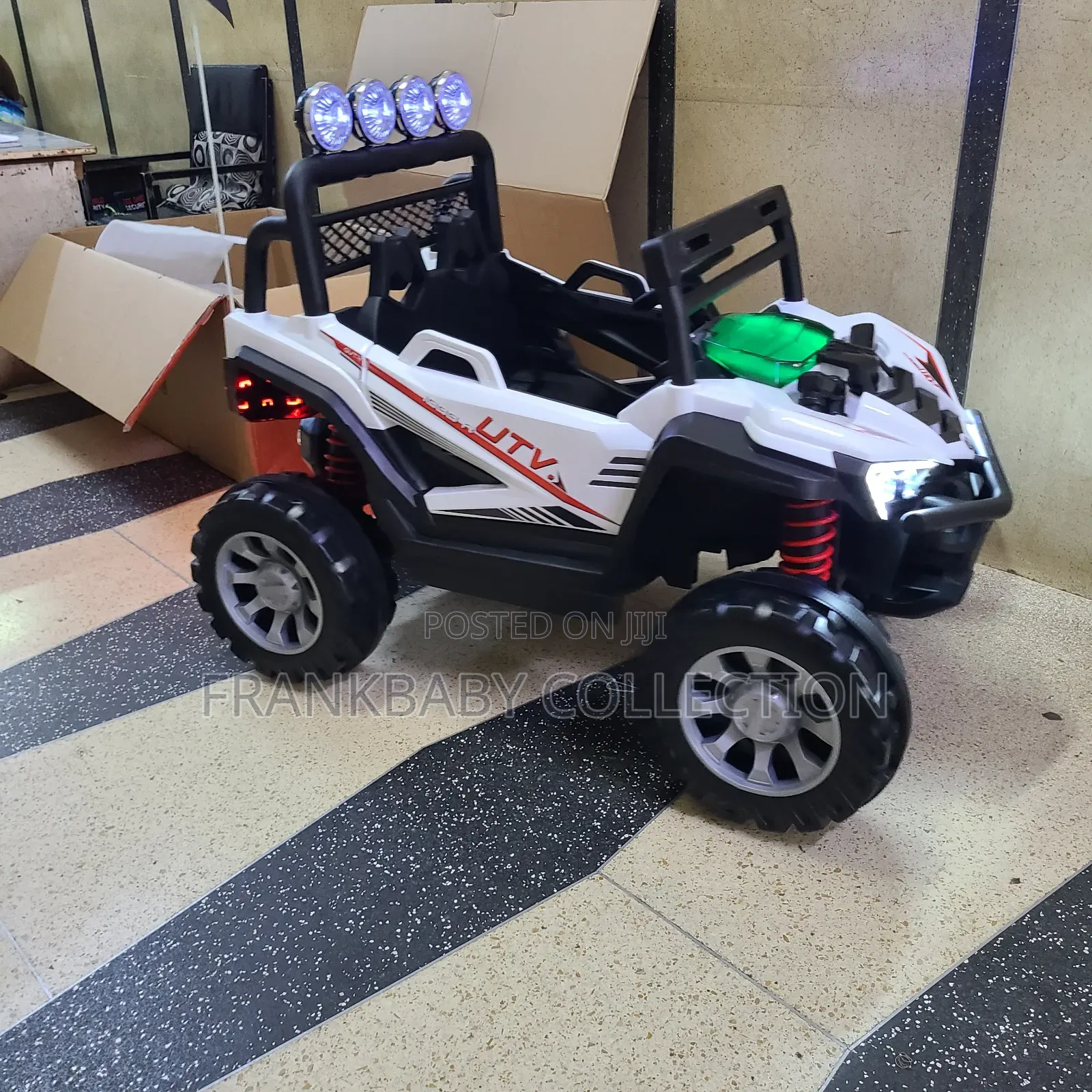 2-Seater Adventure Kids Ride-on Car. Jeep.