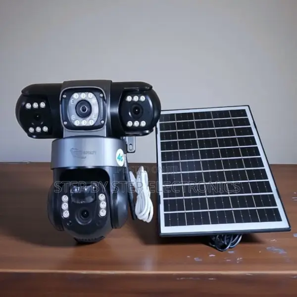 V380 Pro 12mp PTZ Triple Lens Solar CCTV Camera With Instant Alerts