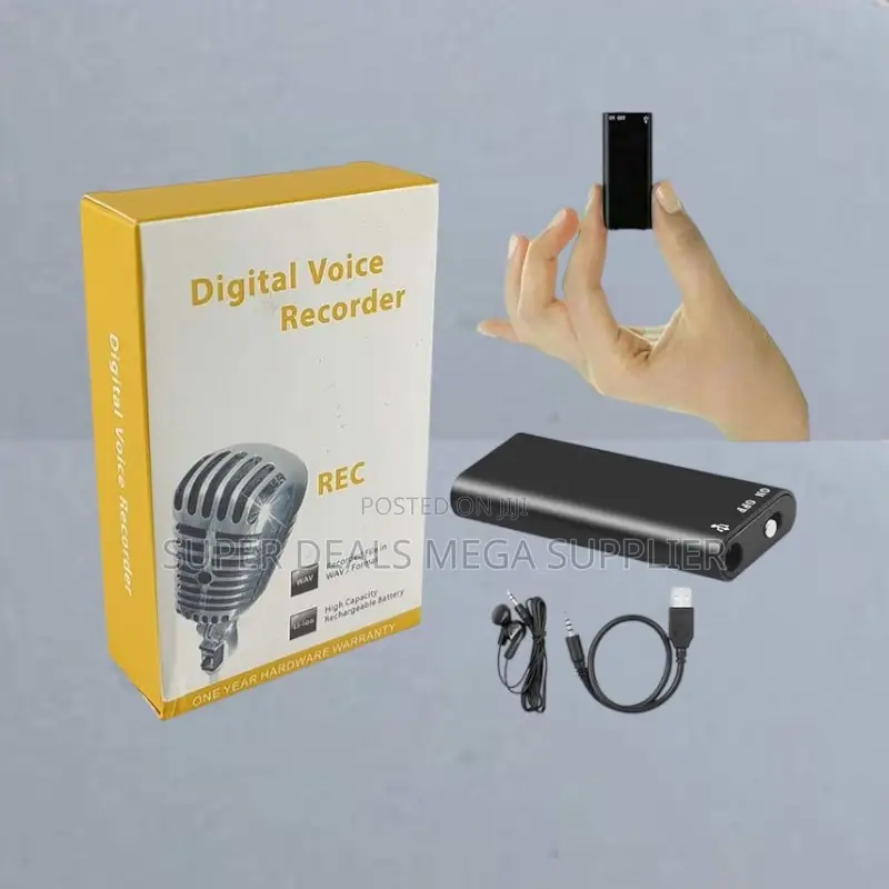 Usb Digital Voice Recorder With Clear Hd Audio and Long Recording Time
