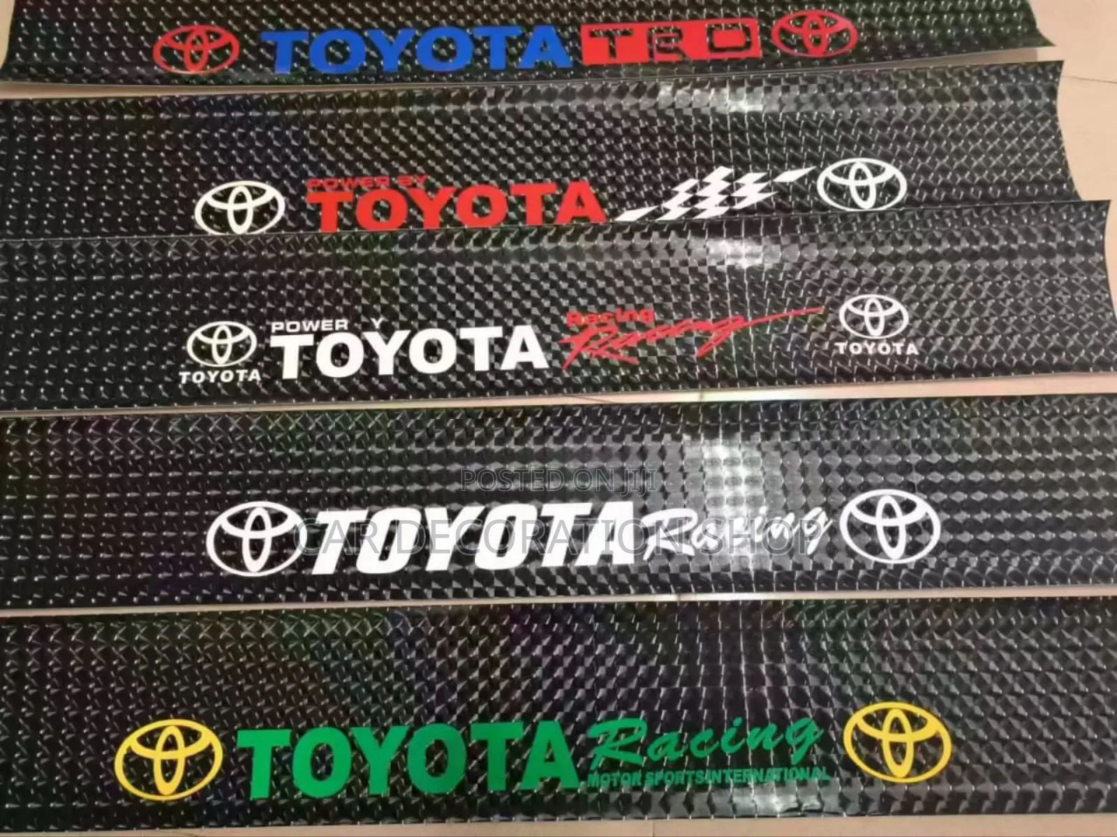 Windscreen Toyota Colored Self Adhesive Stickers Tint