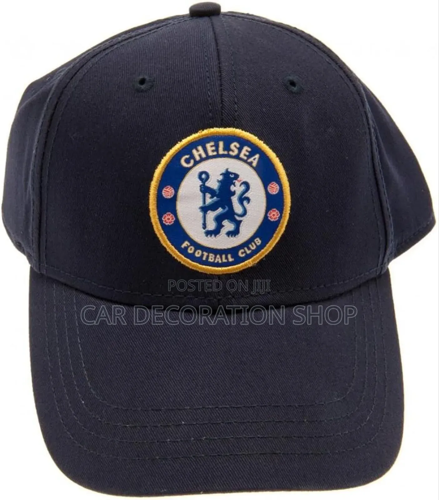 Black Free Size Chelsea Branded Game Fan Cap