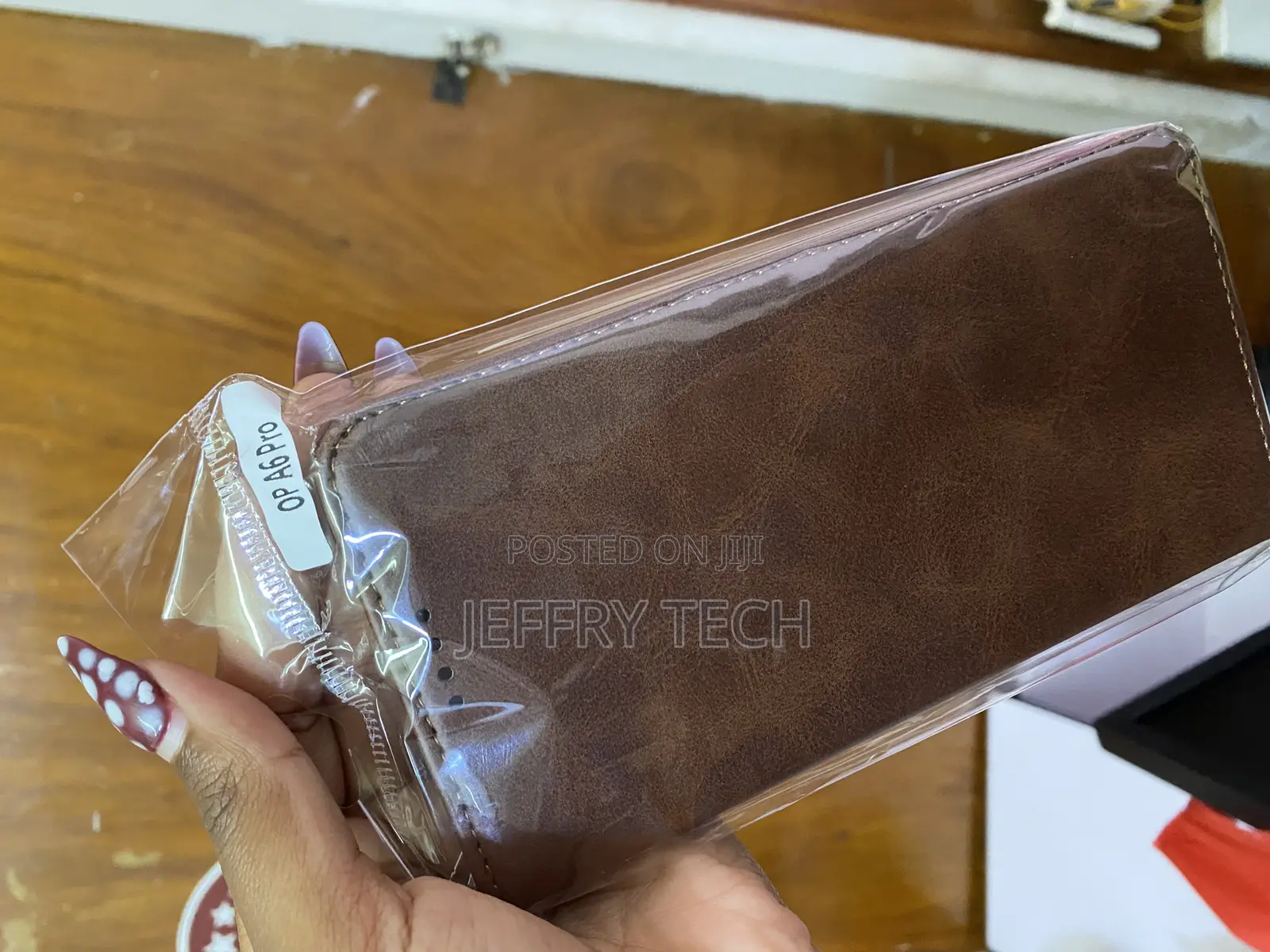 Maqweer Oppo A6 Pro Leather Wallet Flip Case With Card Slots