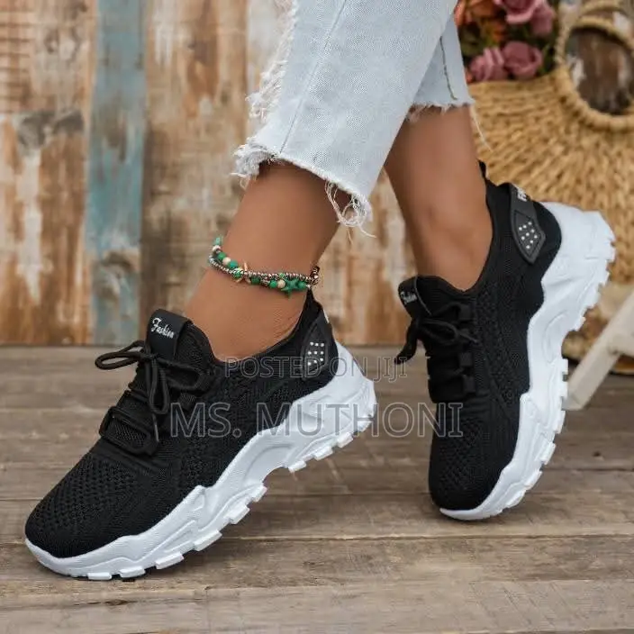 Double Sole Mesh Breatheable Ladies Sneakers Sizes 37 43