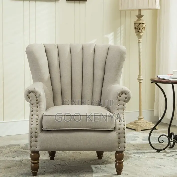 Home Sofa; Tufted Accent Armchair — Green Lounge Chair for Living Room