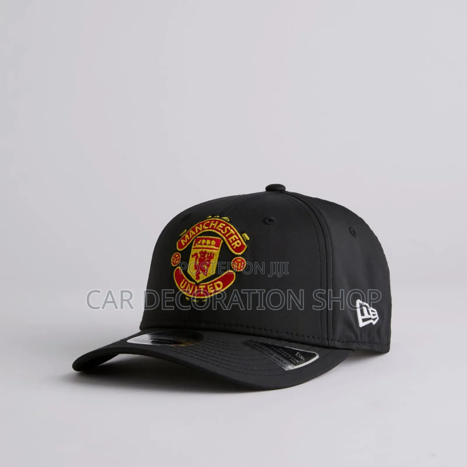 Manchester United Good Quality Black Embroidery Baseball Cap