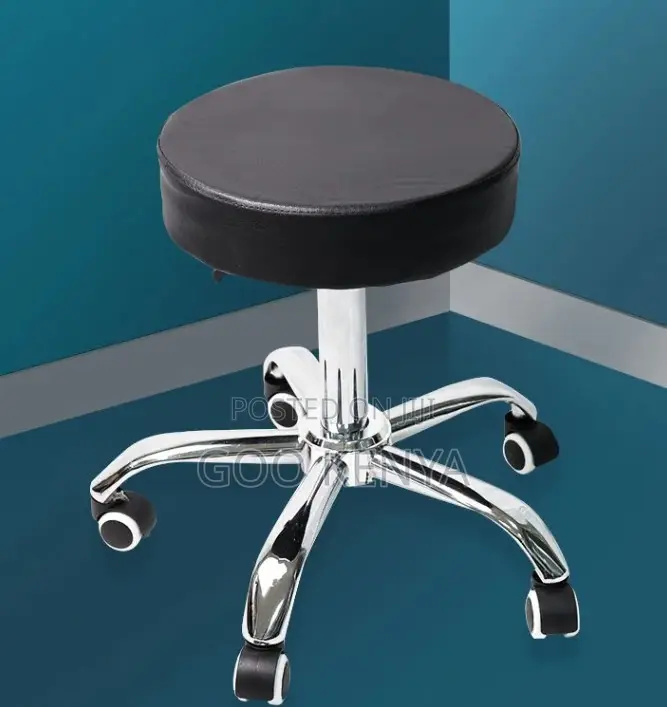 Home Bar Stool; Rolling Comfortable Medical and Office Stool