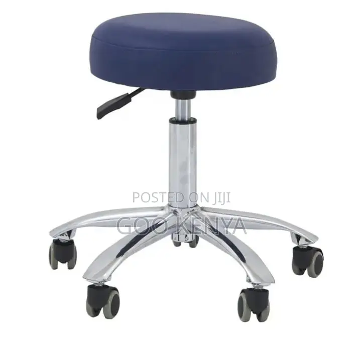 Home Bar Stool; Rolling Comfortable Medical and Office Stool