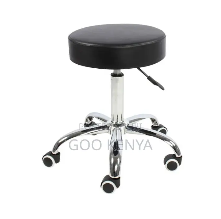 Home Bar Stool; Rolling Comfortable Medical and Office Stool