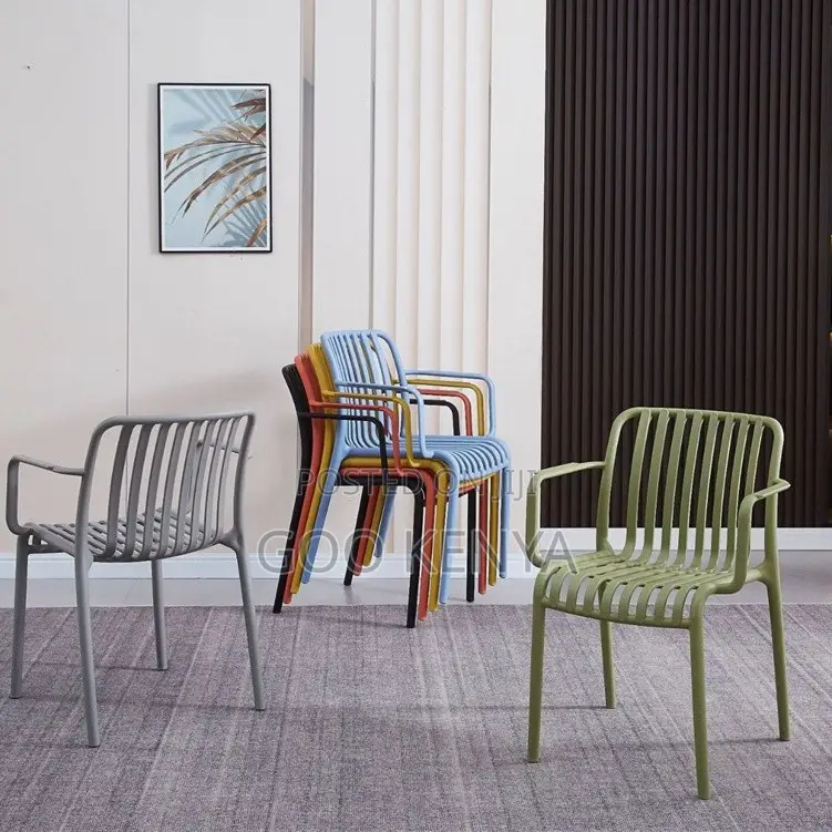 Home Chair; Comfortable Colorful Chair With Armrest for Home or Garden