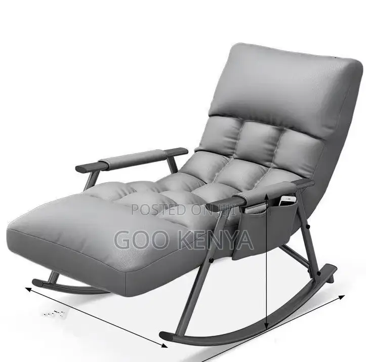 Home Chair; Luxury Relaxing Rocking Home Sofa Iron Fabric Upholstery