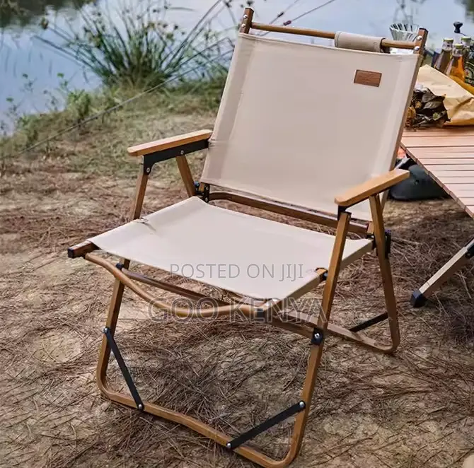 Home Chair; Portable Metal Folding Chair for Picnic and Camping