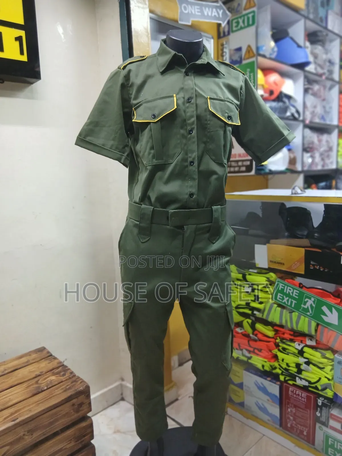 Stripped Juggle Green Shirt and Trouser