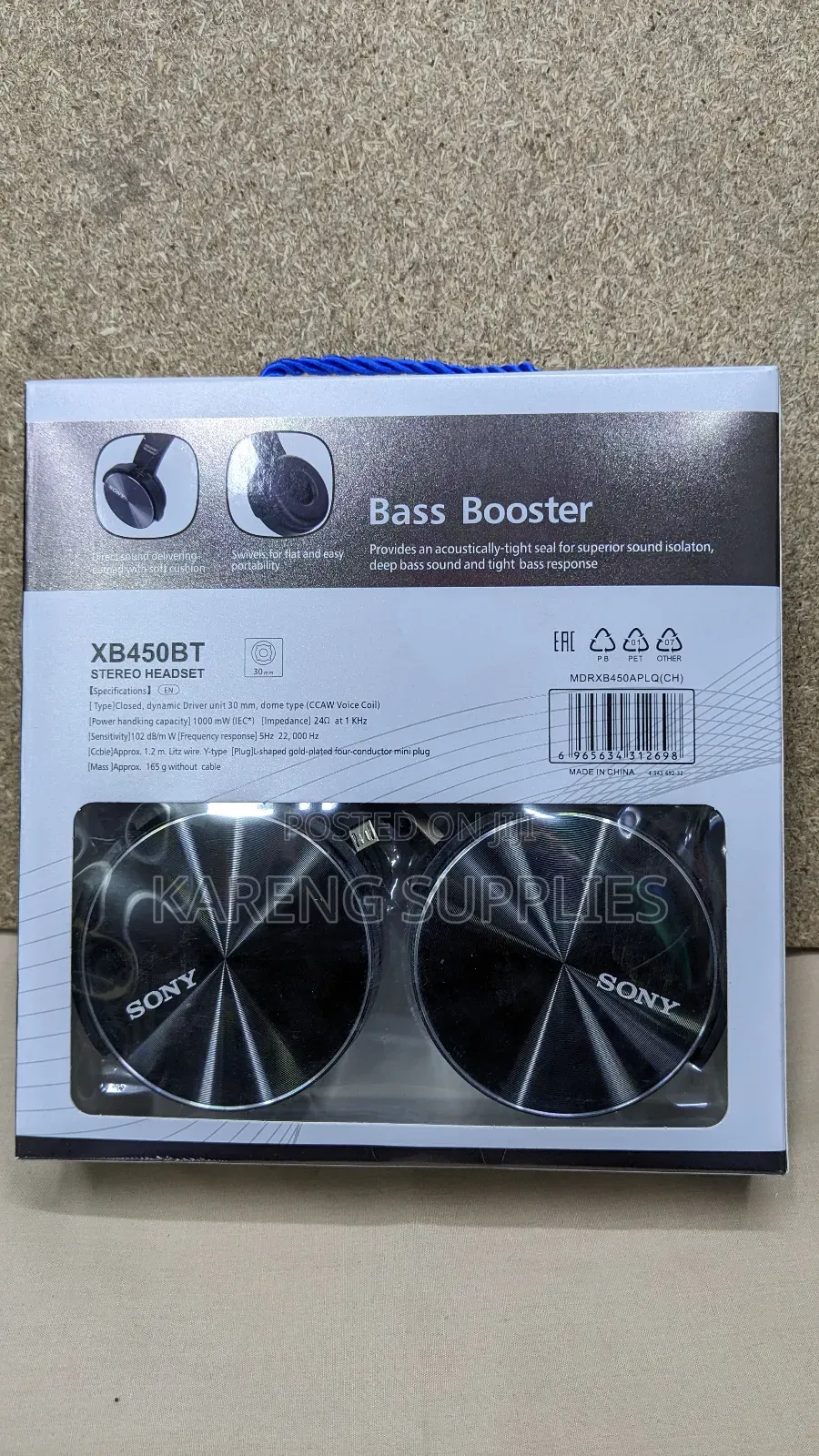 Sony Xb450bt Stereo Headset