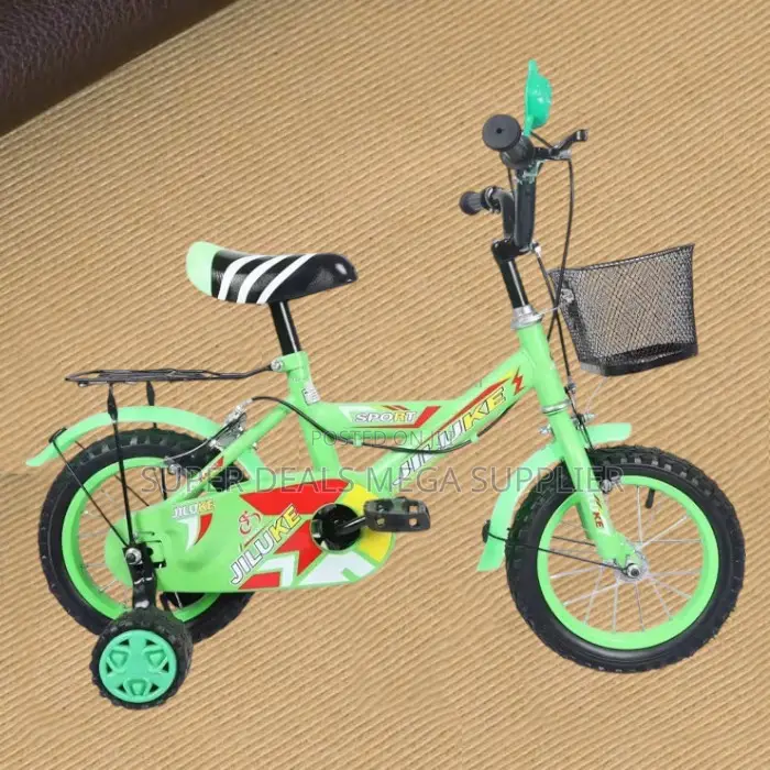 12,14,16 Inch 2-11 Years Children Kids Fun Bike With Basket Comfy Seat