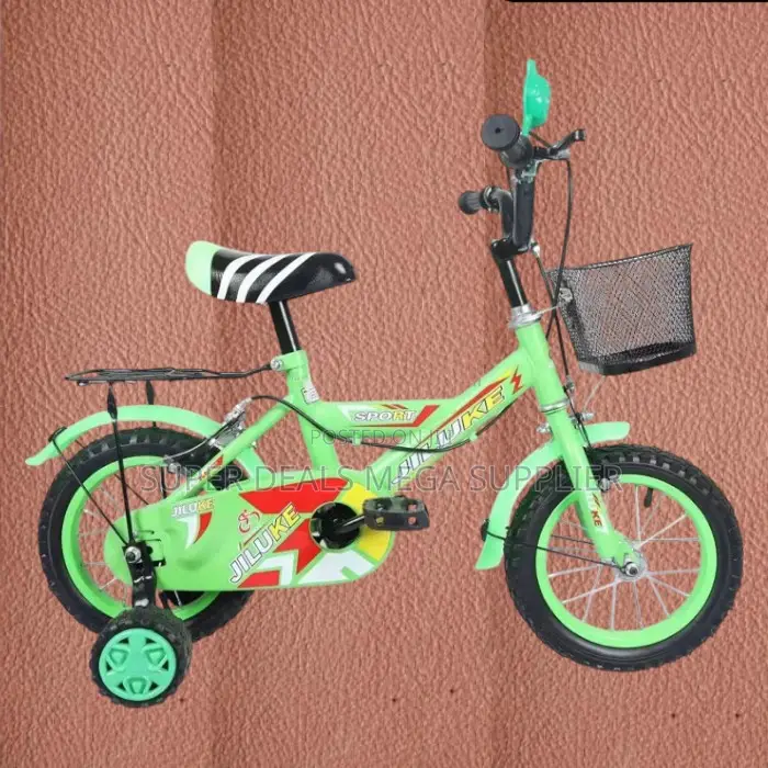 12,14,16 Inch 2-11 Years Kids Bike With Comfy Seat Colorful Basket
