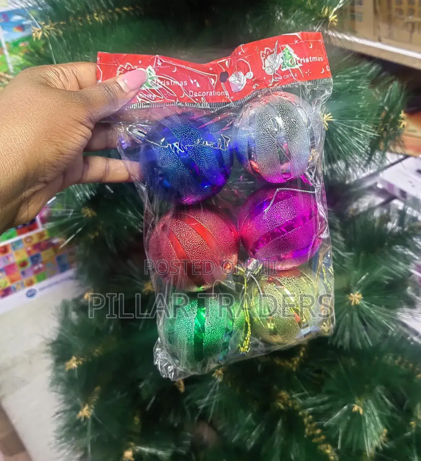 Christmas Tree Colour Balls