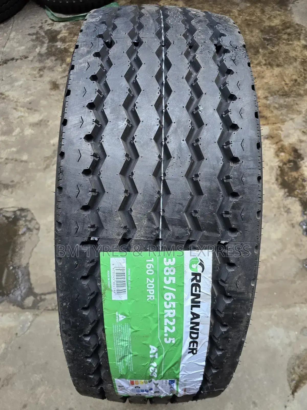 385 /65 R22. 5 Greenlander Tyres (Supersingle)