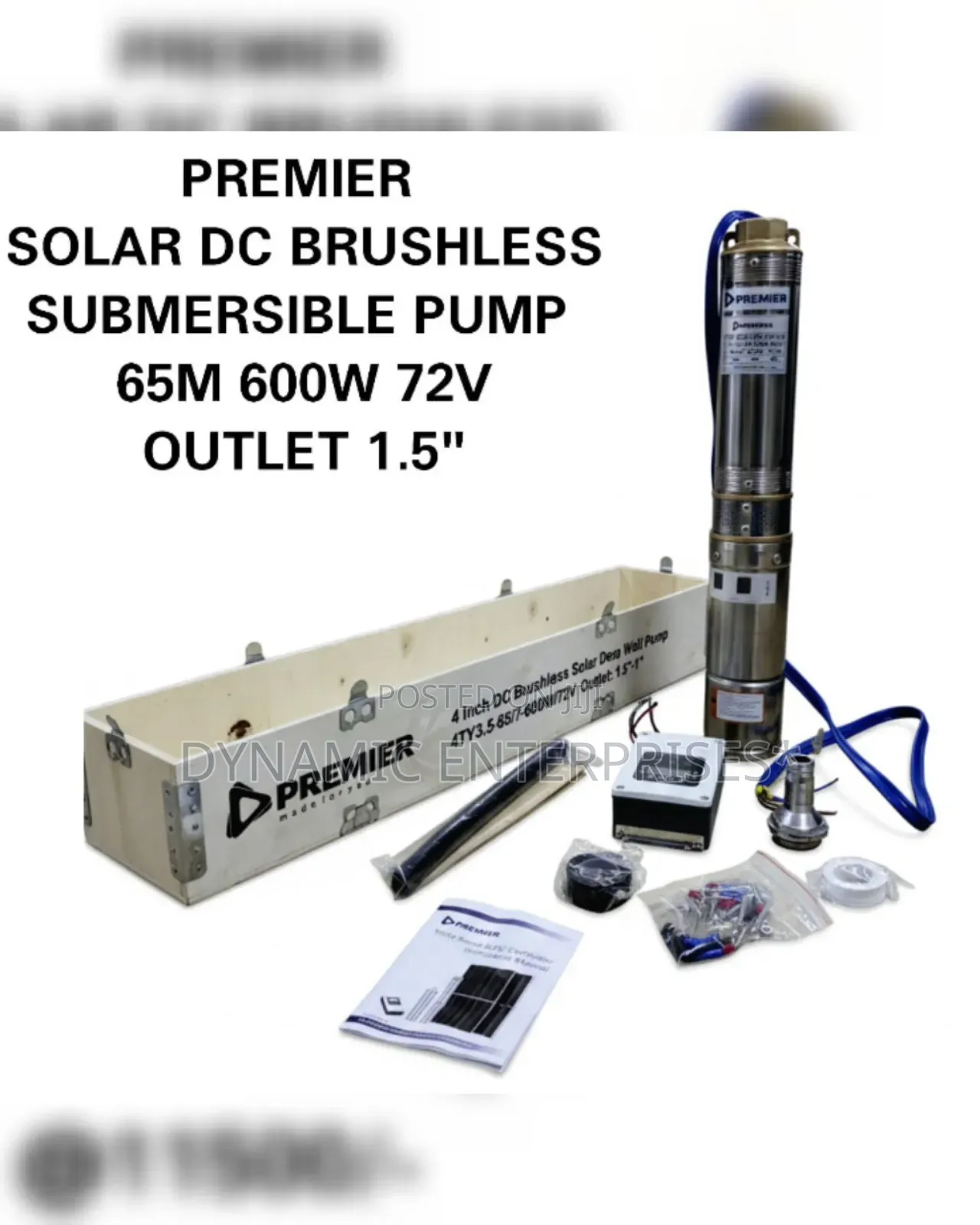 Premier Solar Dc Brushless Submersible Pump