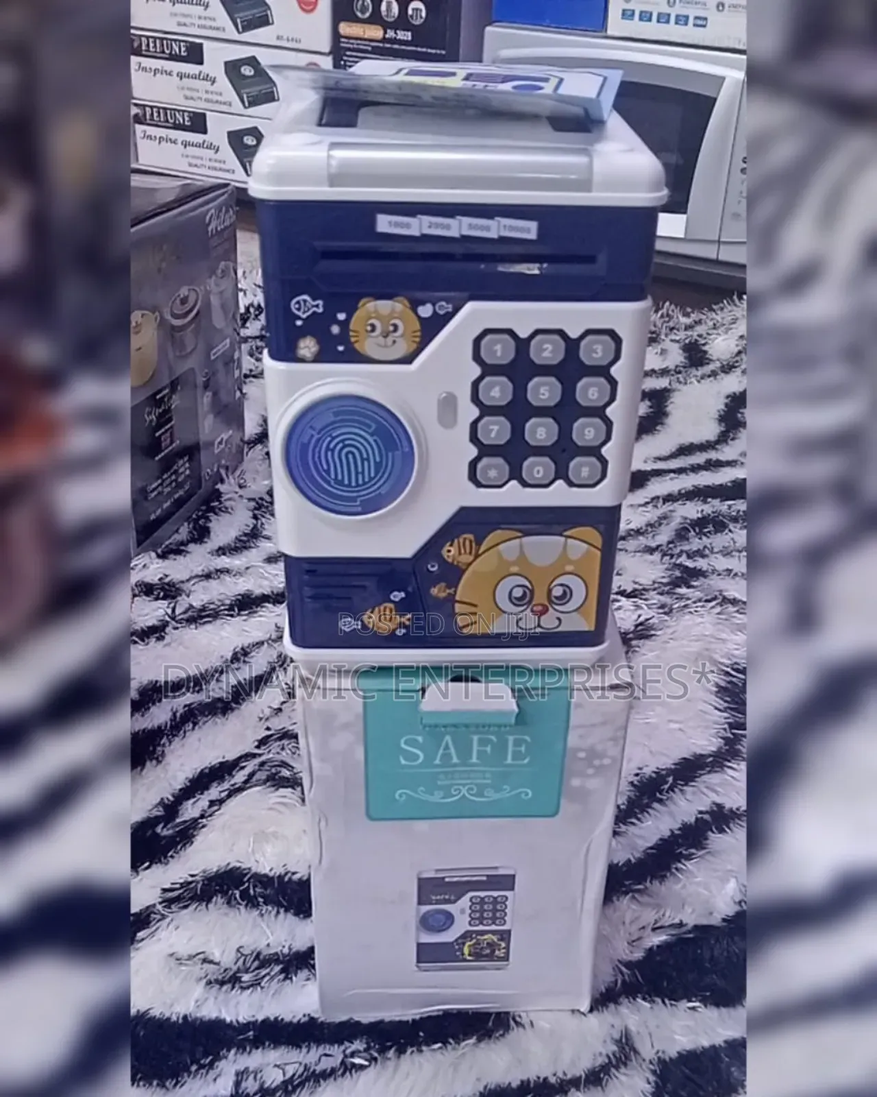 Piggy Bank With Finger Print