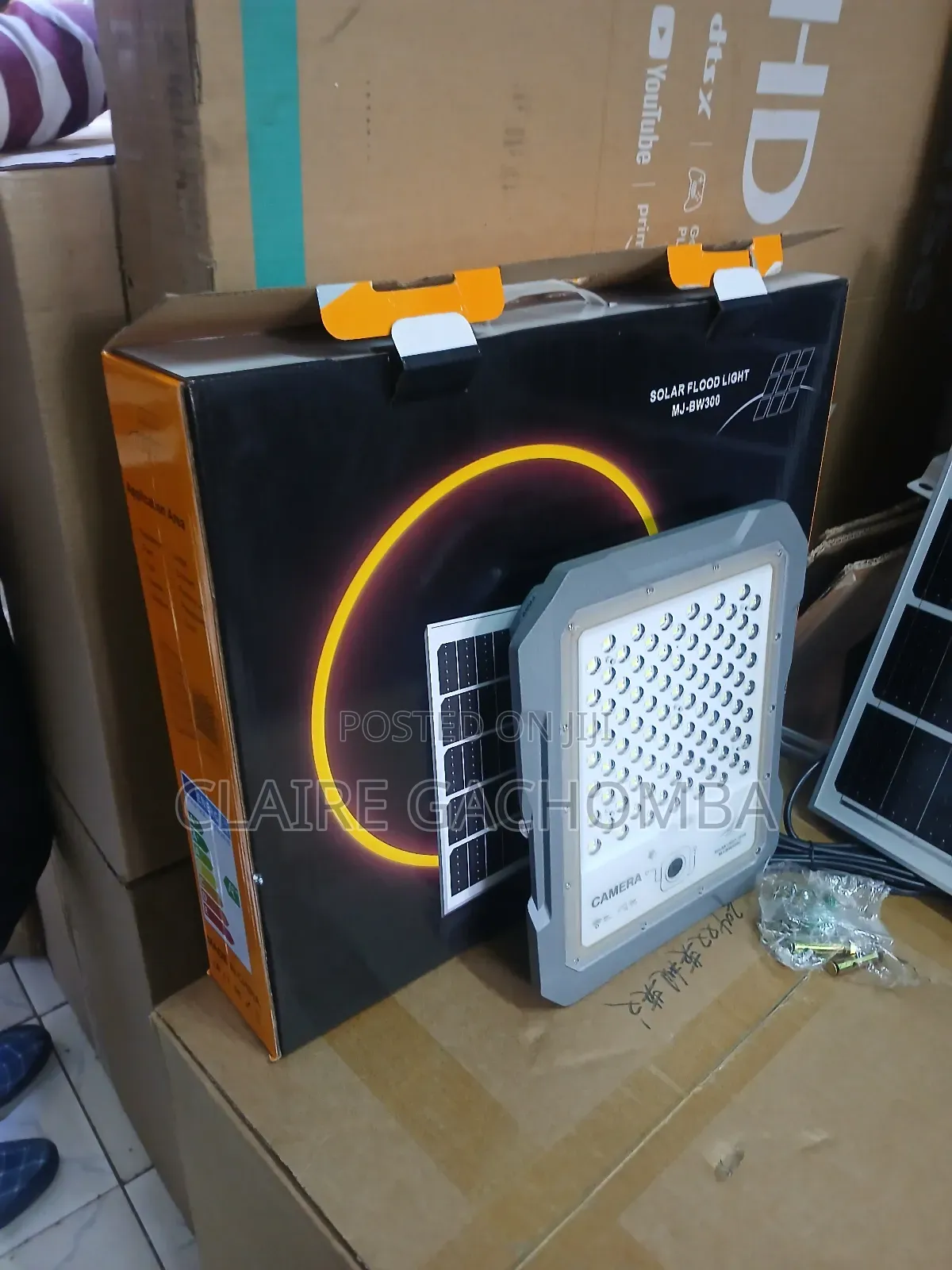 Solar Light 300w Solar Floodlight CCTV Security Camera