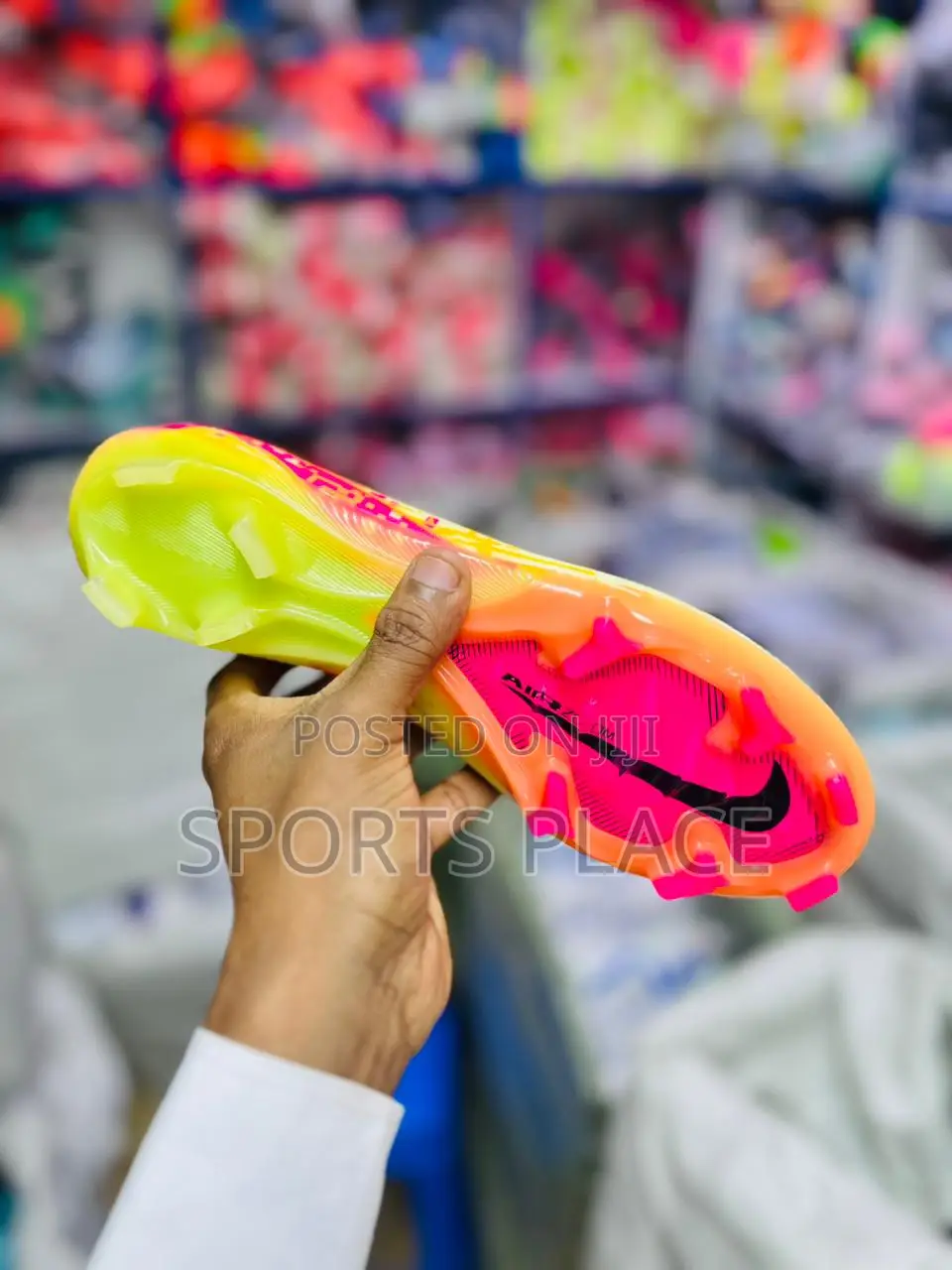 Air Zoom Yellow Mbappe Vapor 16 Mercurial Soccer Football Boots