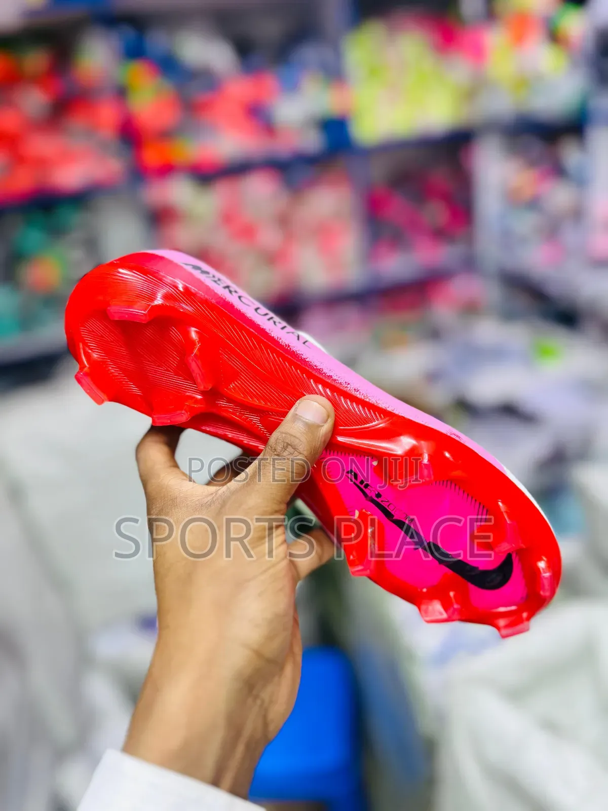 Nike Air Zoom XXV Mercurial Red White Low-Top Football Boots