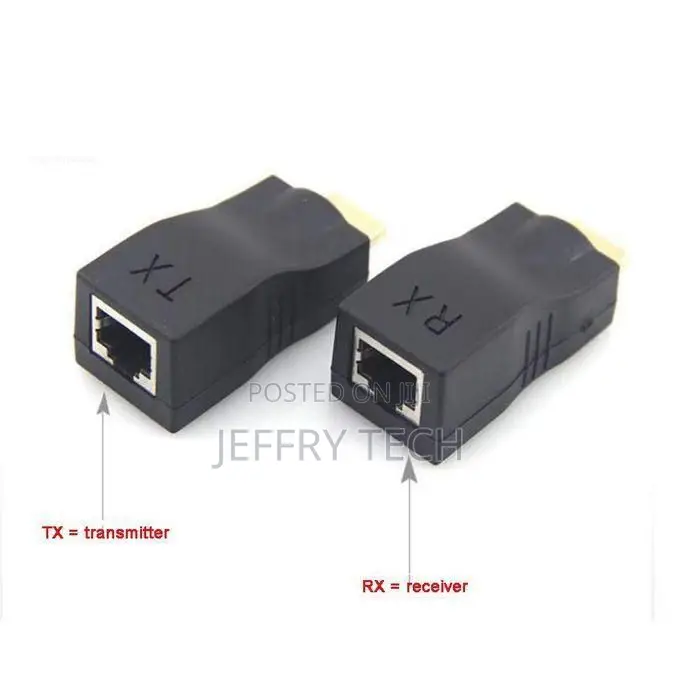 1 Pair Rj45 Hdmi-Compatible Extender Extension Up to 30m Over Cat5e