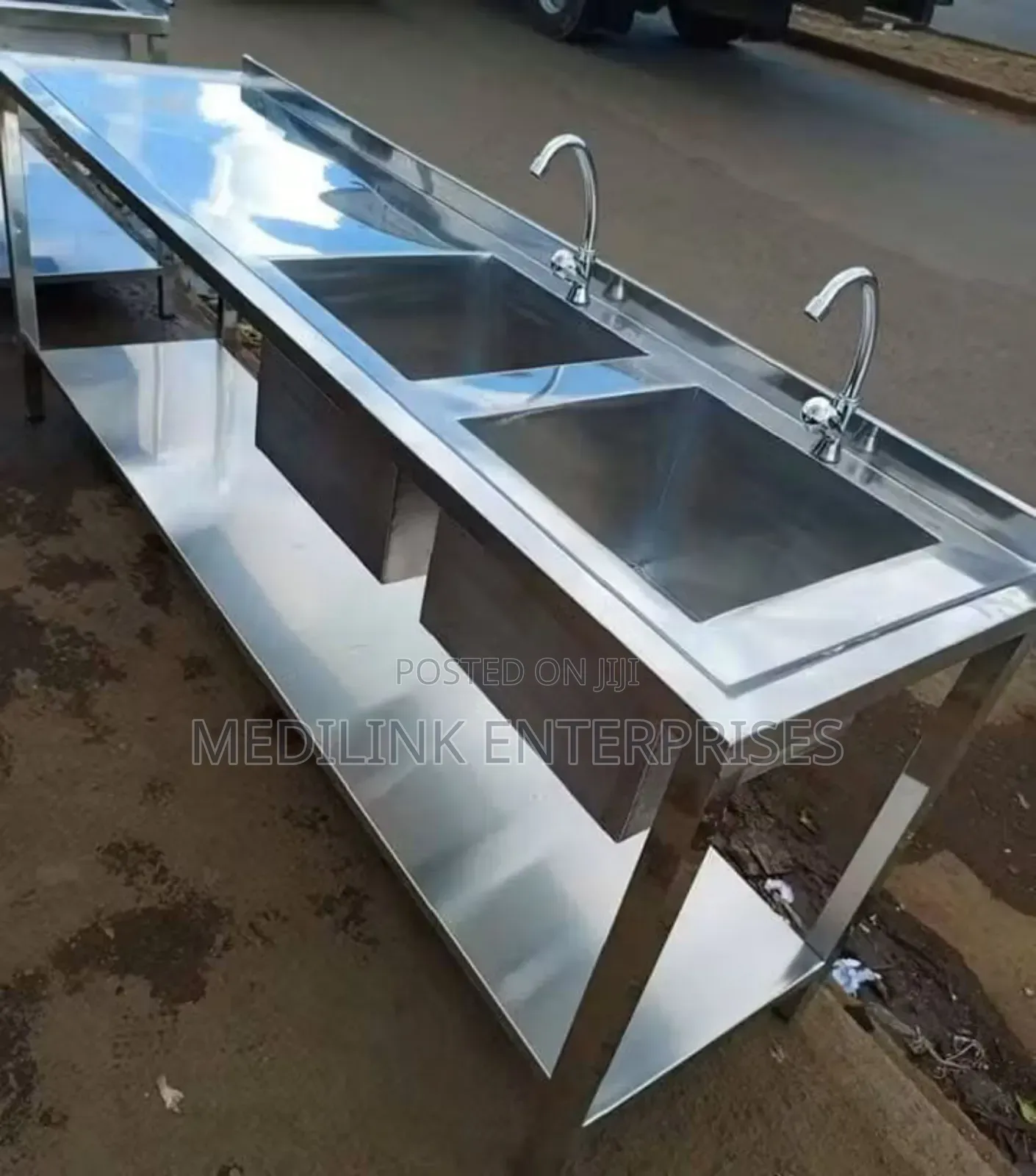 Stainless Steel Double Washing SJNKS