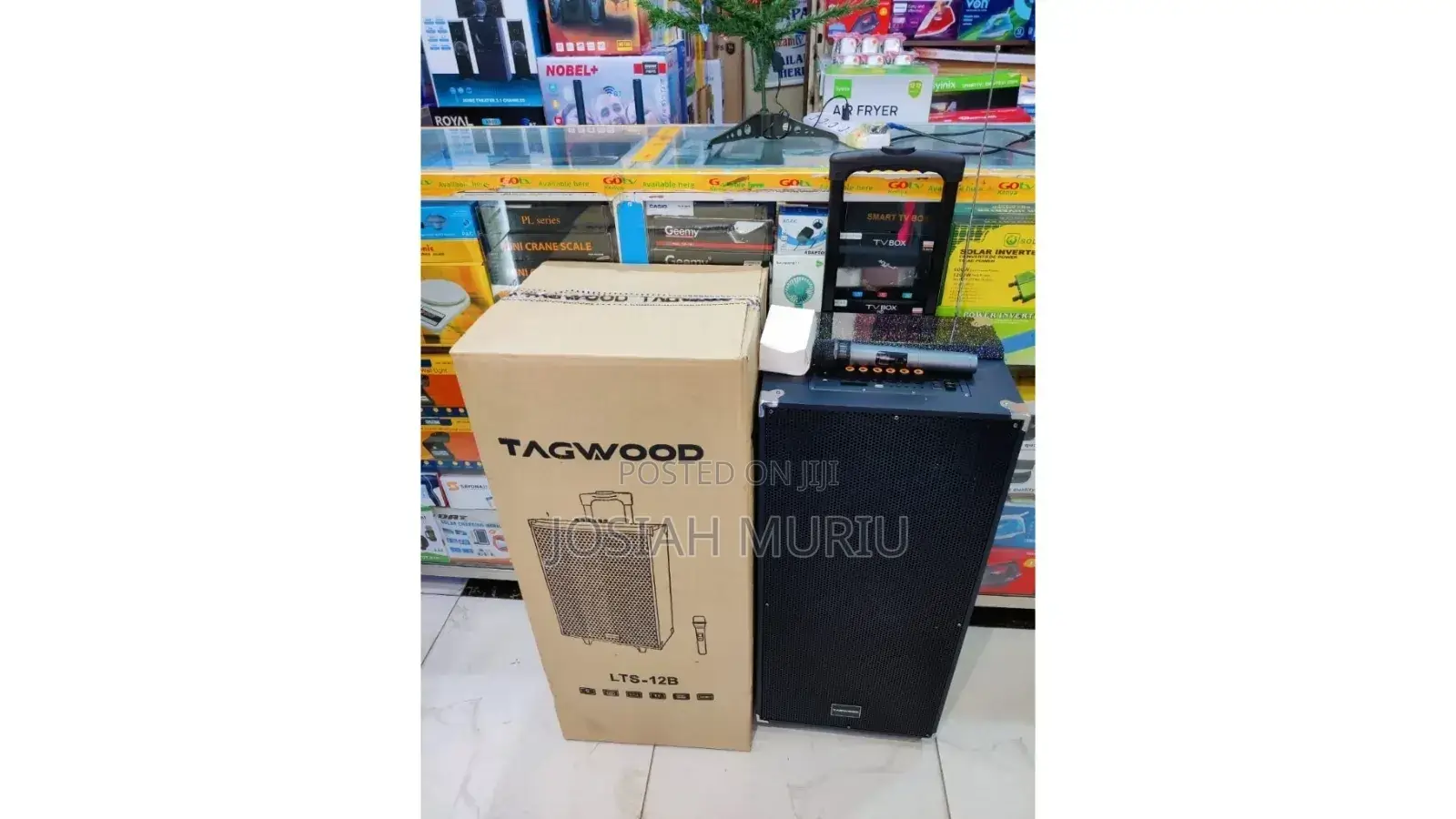 *Tagwood 12" 12b Rechargeable Portable Speaker*