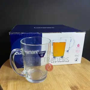 Luminarc 6pcs Set New Morning Clear Mugs for Home/Restaurant Use