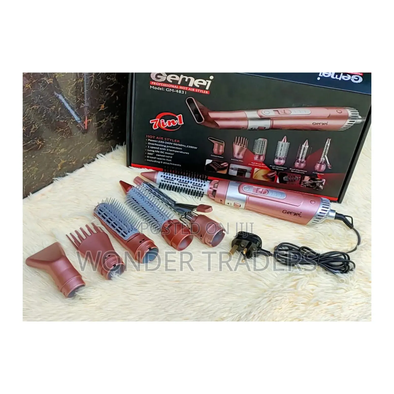 Gemei Professional Hot Air Styler 
Gemei 7 in One Hair Stylist Set