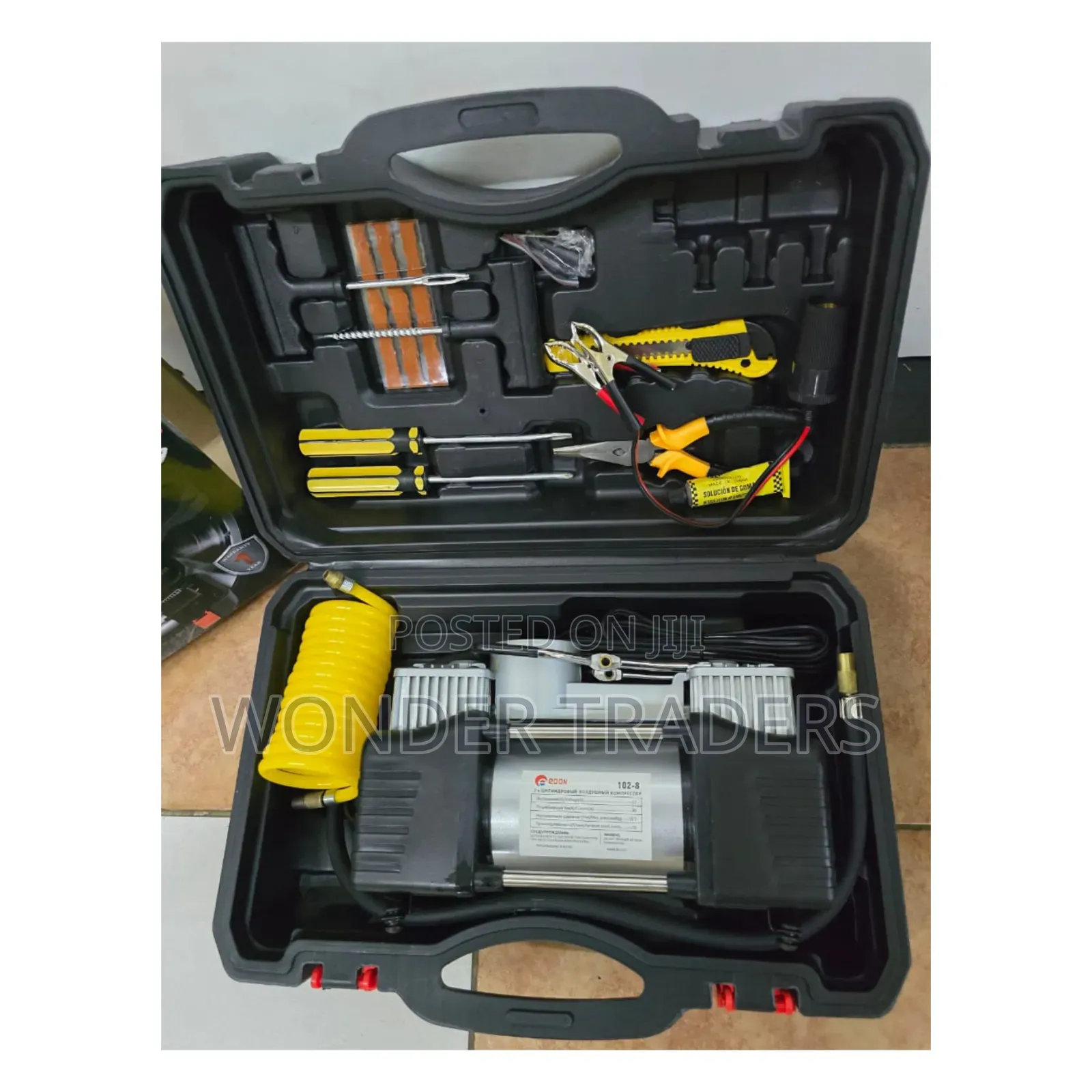 Edon Double Air Compresor 9l 
With Accessories