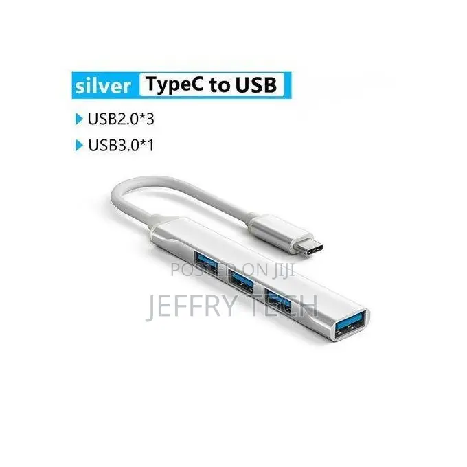 4 Port Usb 3.0 Hub High Speed Usb-C Type C Splitter 5gbps Computer Mac