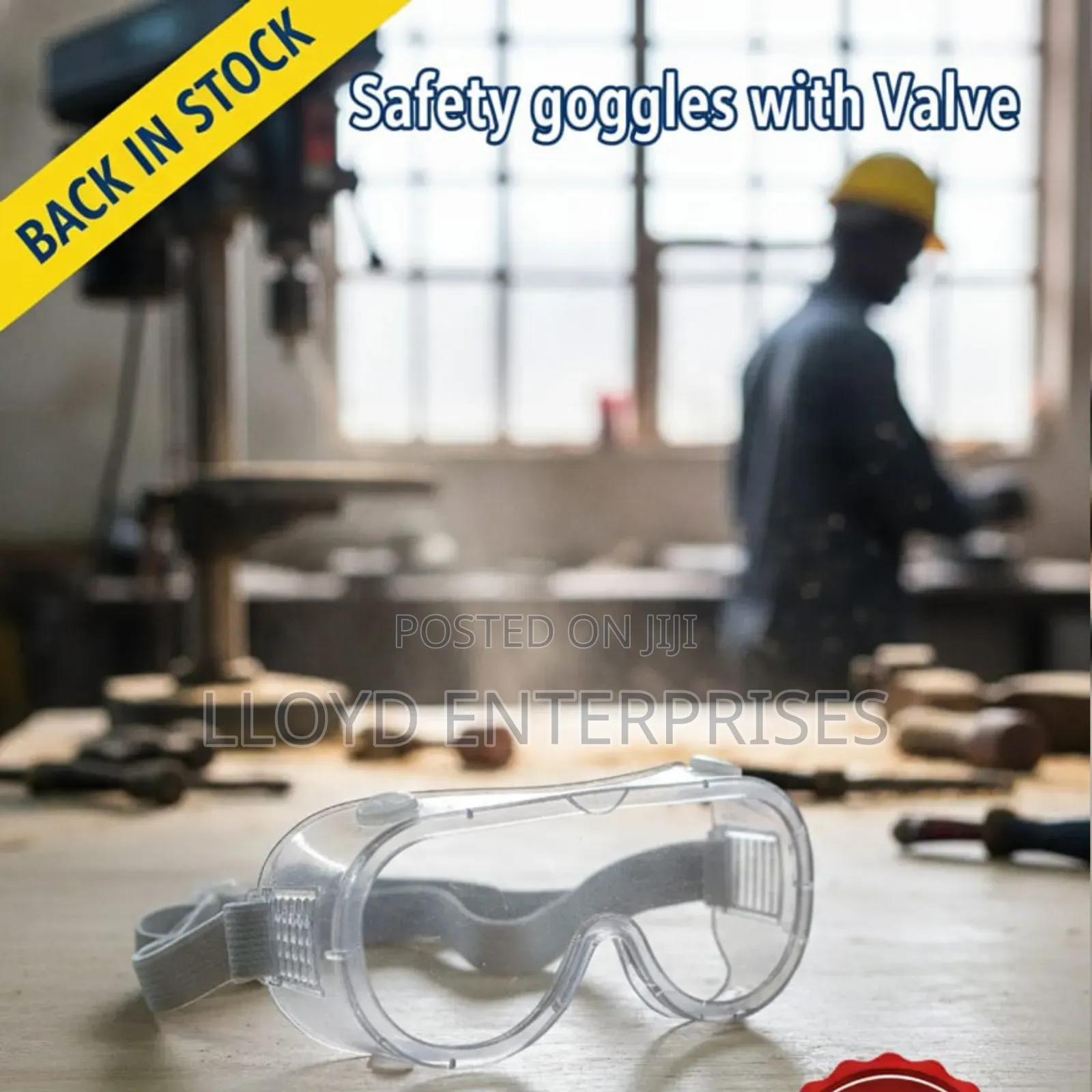 Safety Googles With Valves