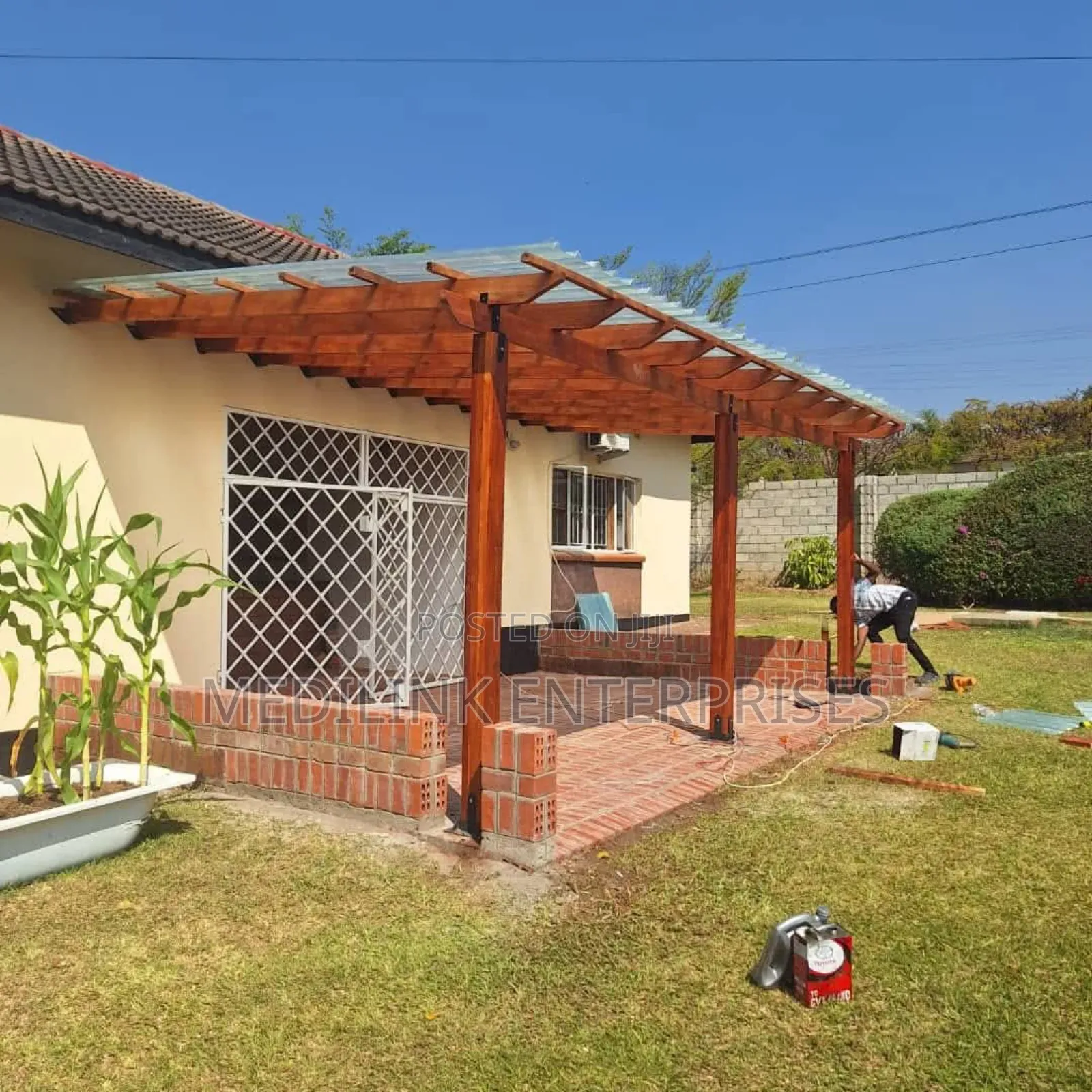 Outdoor Patio Cover 12*8 Pergola