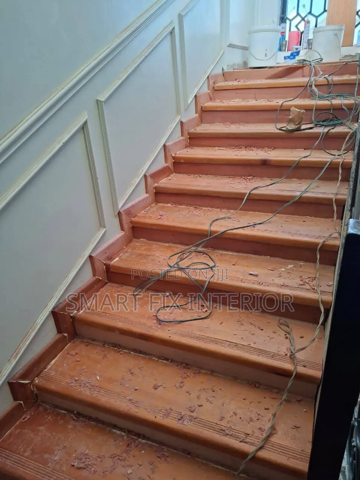 Wooden Door/Staircase/Floors/Handrail Installation