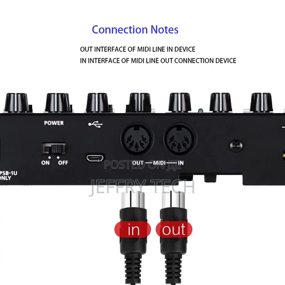 Midi to Usb Cable Adapter, Usb to Midi Cable 2 in 1 Keyboard Synthesi