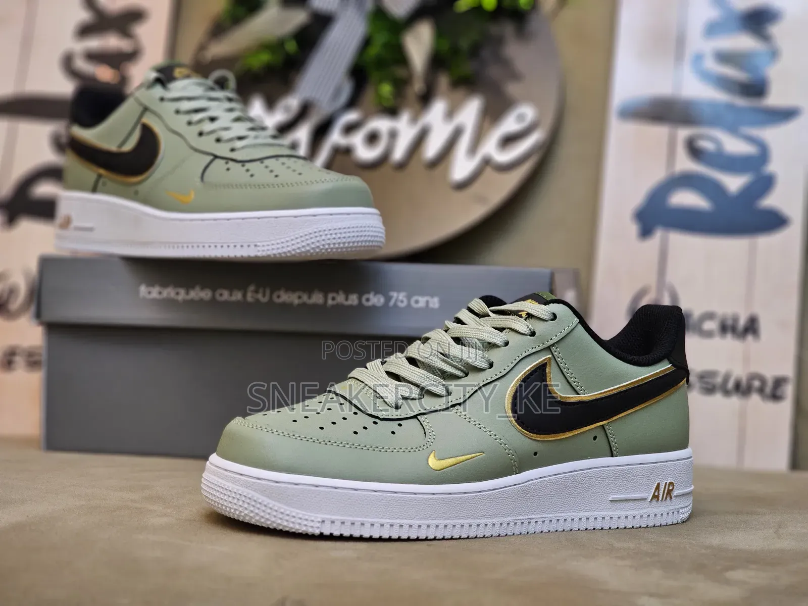 Green Custom Airforce 1