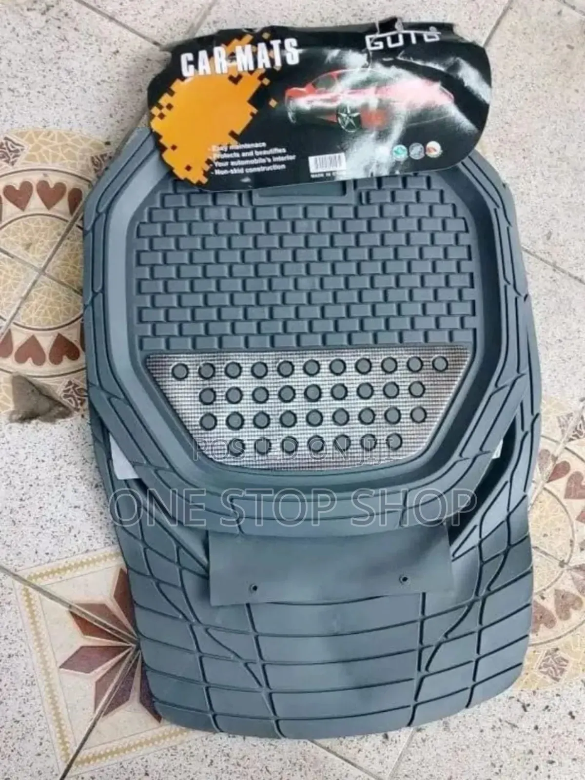 5pcs Grey Waterproof Mats