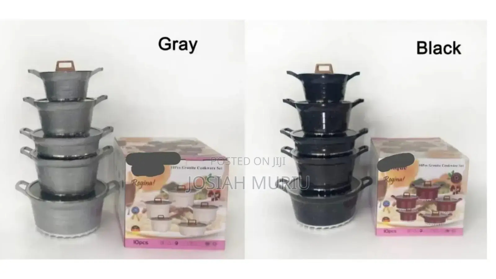 *Bosch 10pc Cookware* Available in Grey and Black