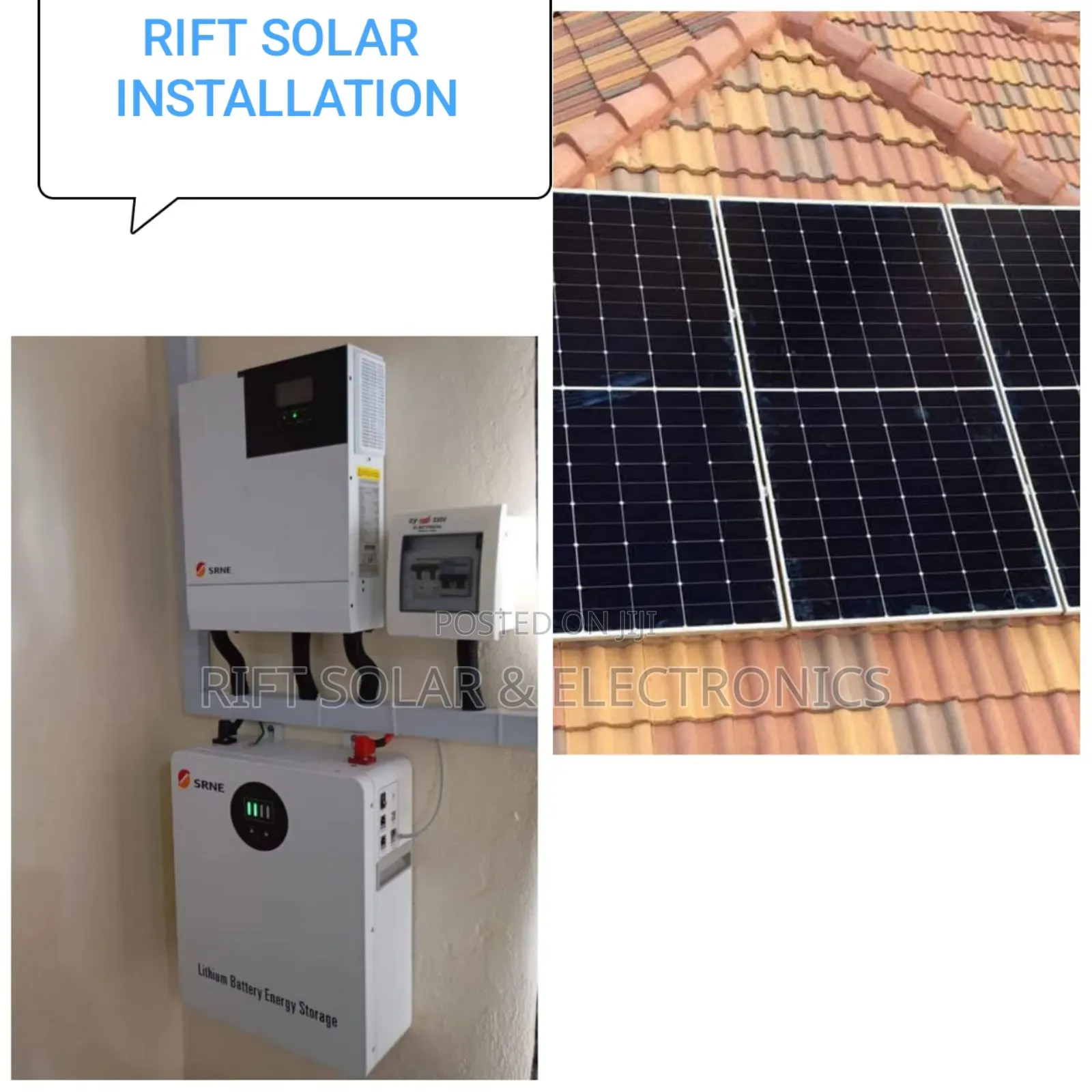 5kva Hybrid Inverter - 5.12kwh Lithium Off-Grid Home Package