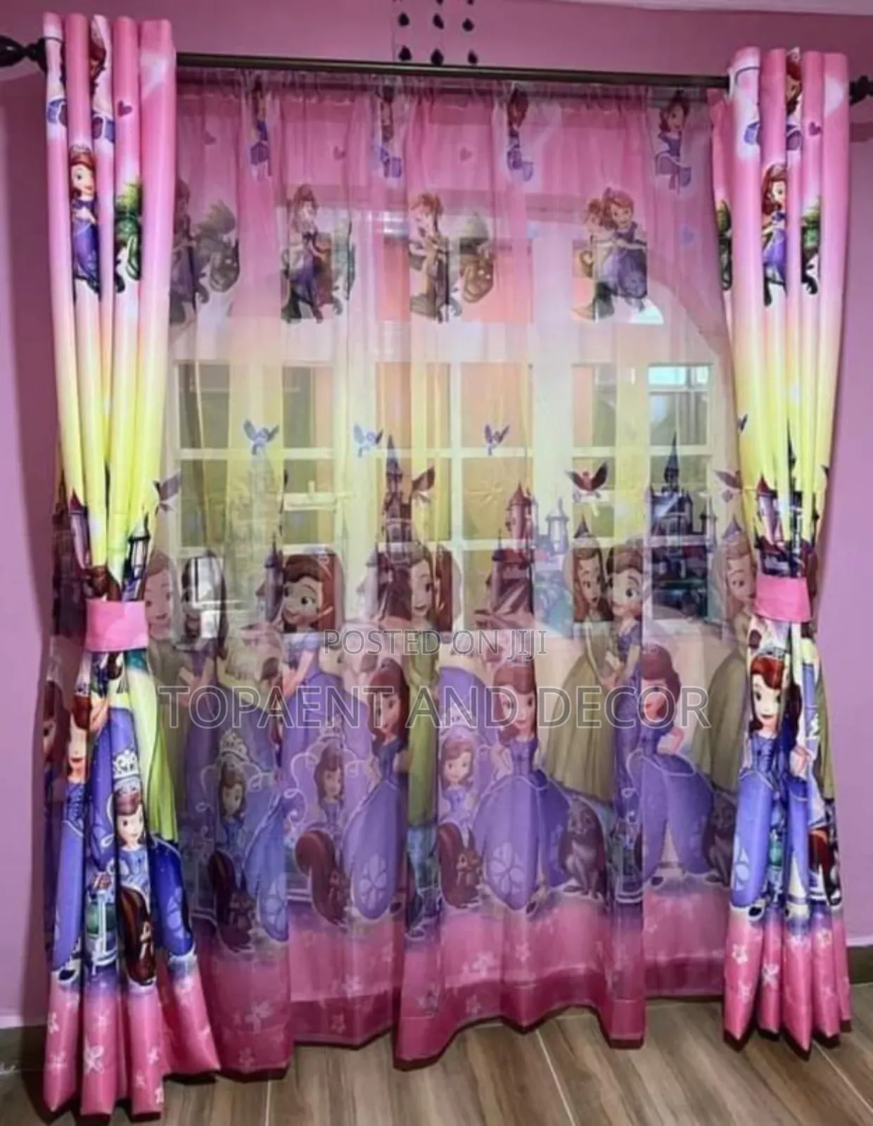 Elegant Cartoon Themed Curtains for Modern Interiors
