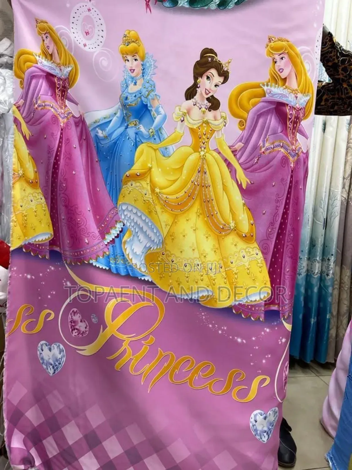 Princess Designed Style Cartoon Themed Curtains
