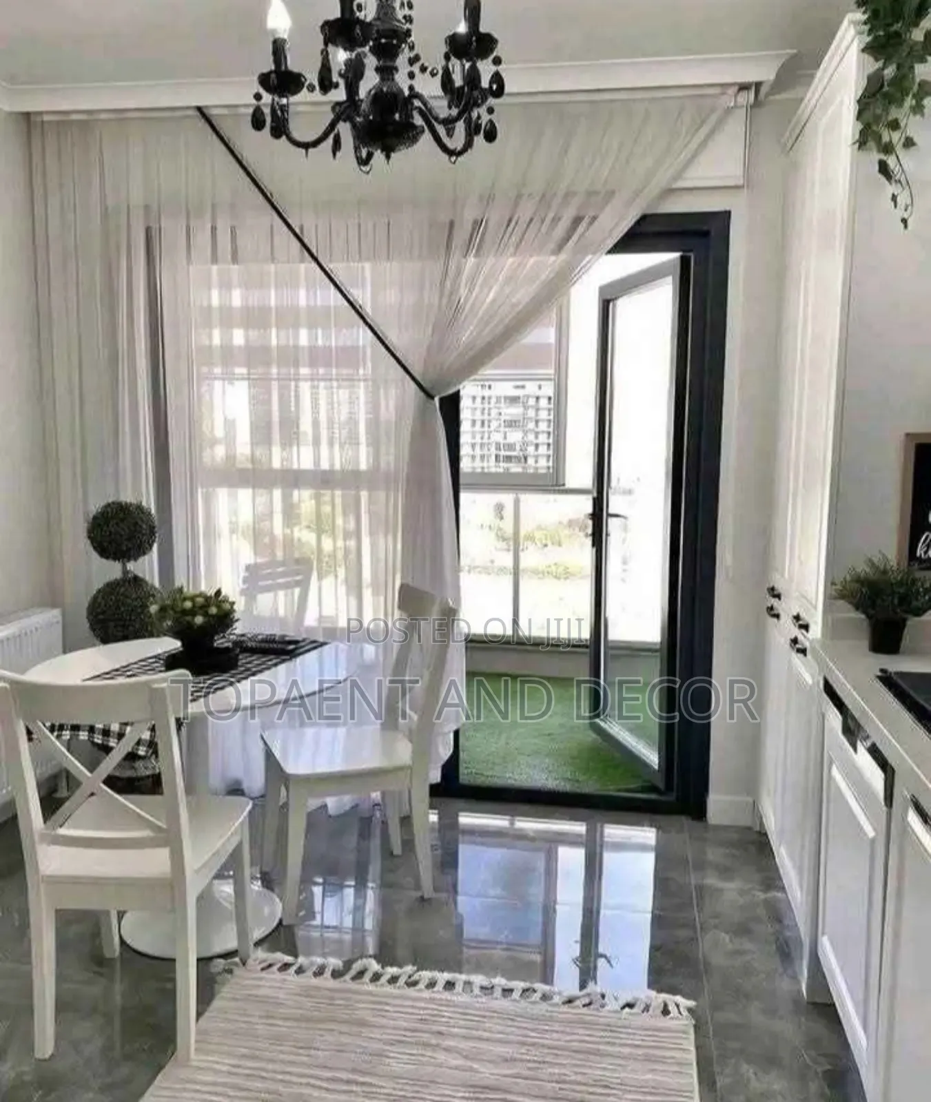Neat Finish Sheers for Living Room and Bedroom