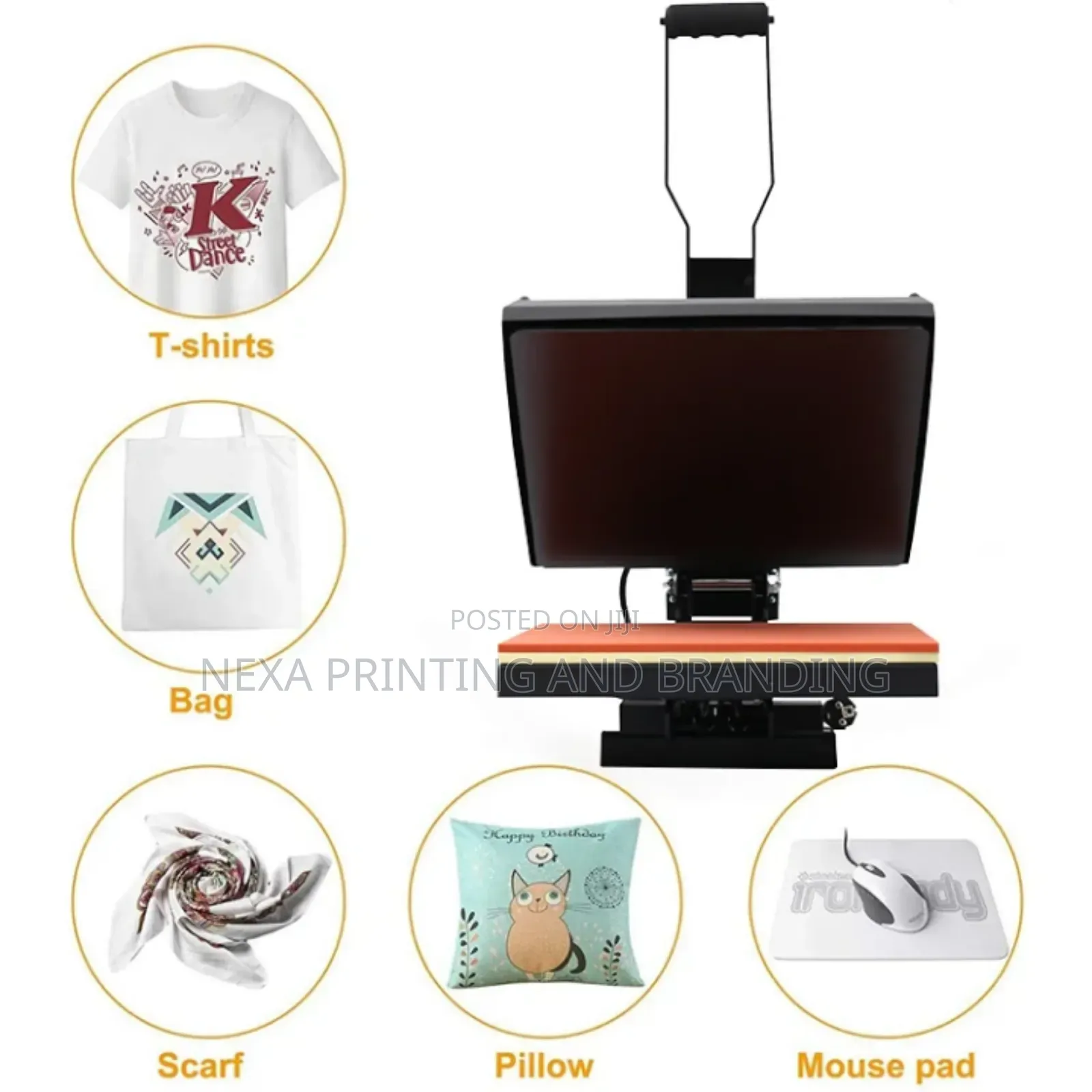 Heat Press Machine - Semi Automatic A3 Size Flatbed