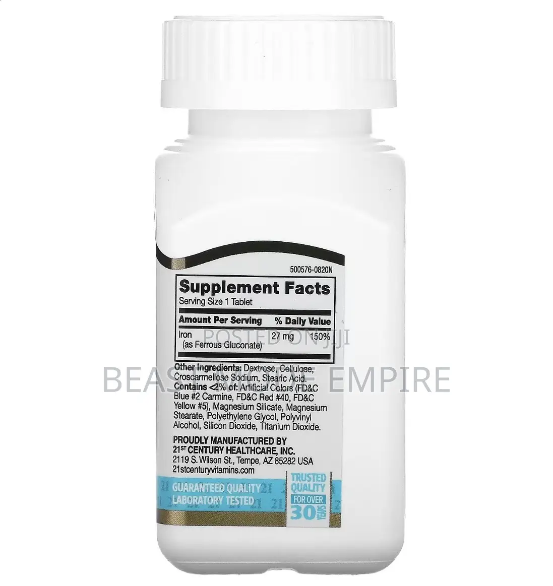 Iron 27mg Made in Usa