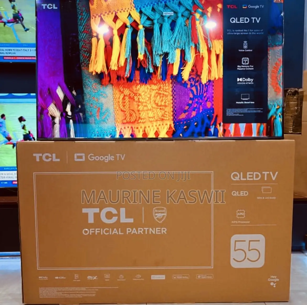 TCL Qled 55” T6c Google
