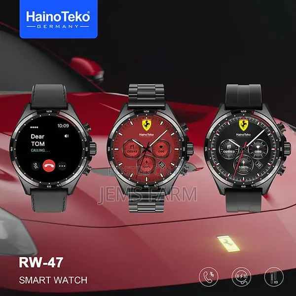 Haino Teko Germany Rw47 Amoledsmartwatch 3 Straps and Wireless Charger