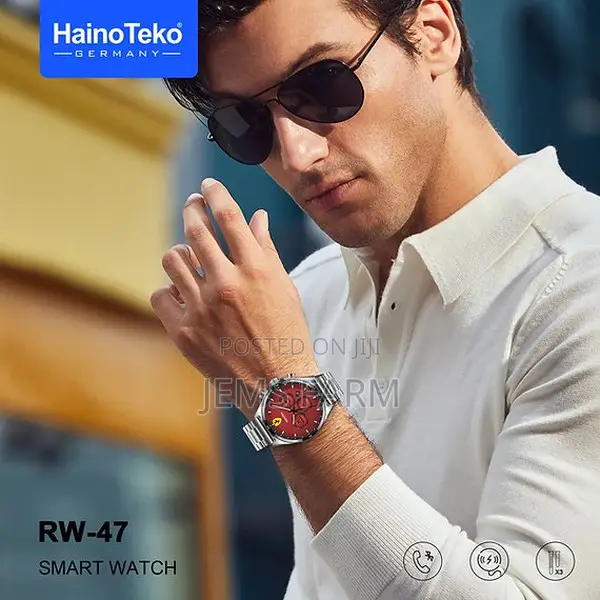 Haino Teko Germany Rw47 Amoledsmartwatch 3 Straps and Wireless Charger