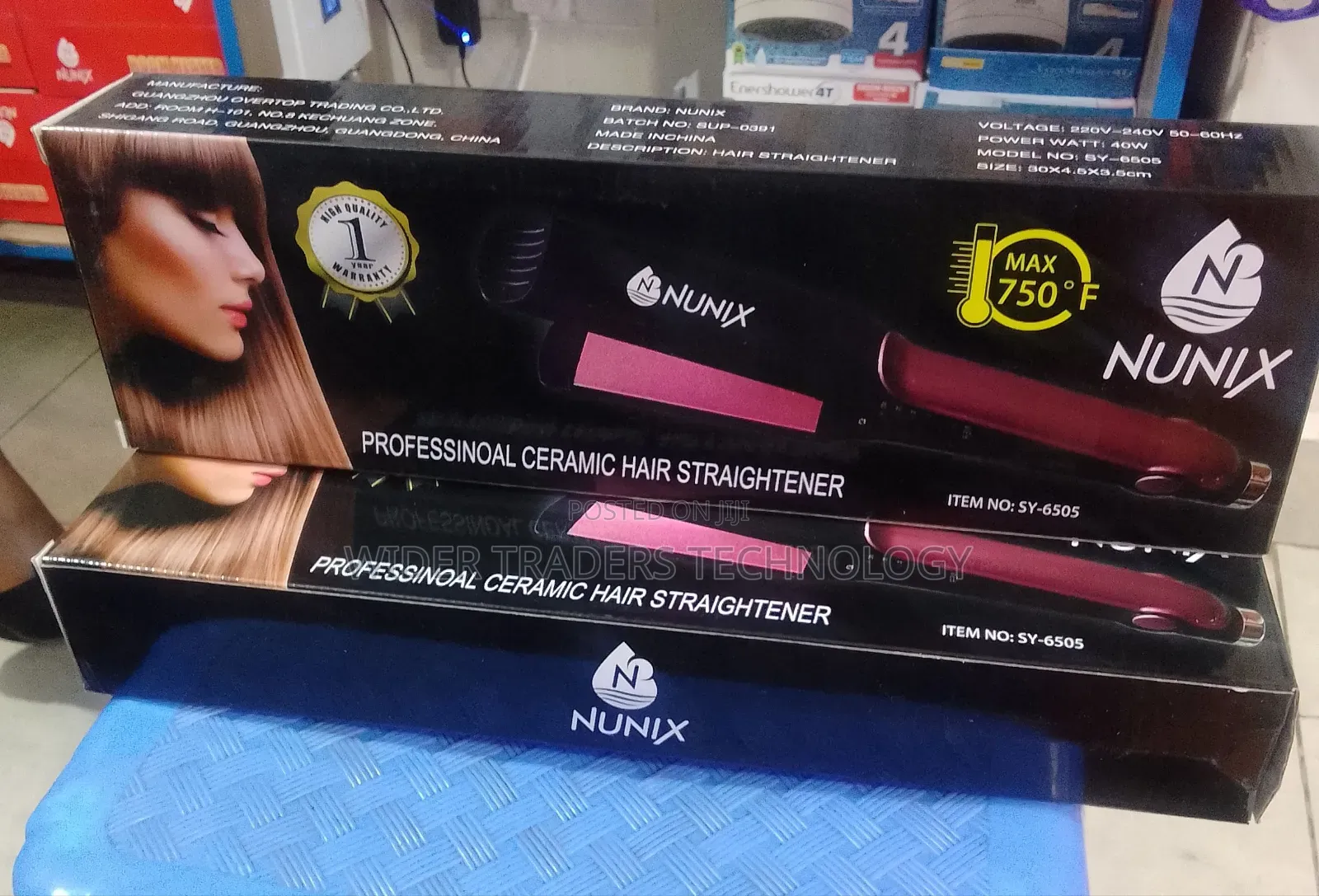 Nunix 6505 Ceramic Flat Iron